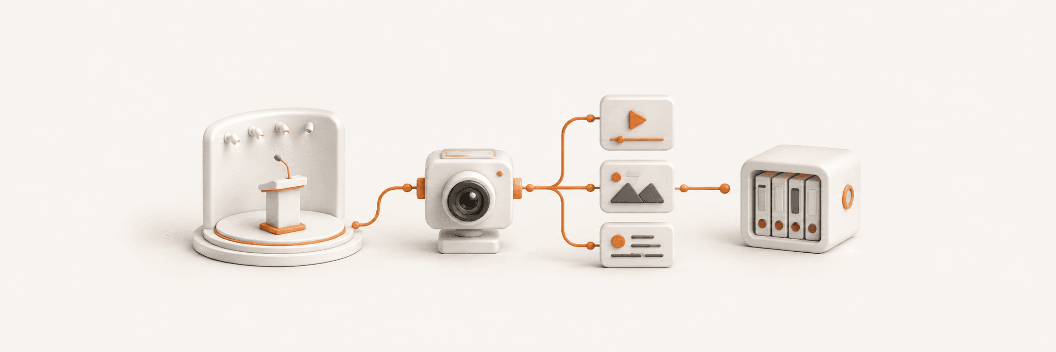 Event capture into long-term digital assets visual